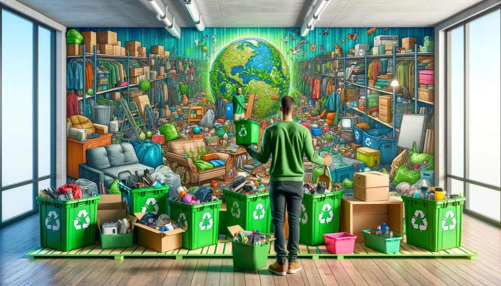 Processus de débarras vert et éco-responsable